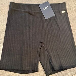 Women’s BYLT Basics Black Bike Shorts, NWT, M